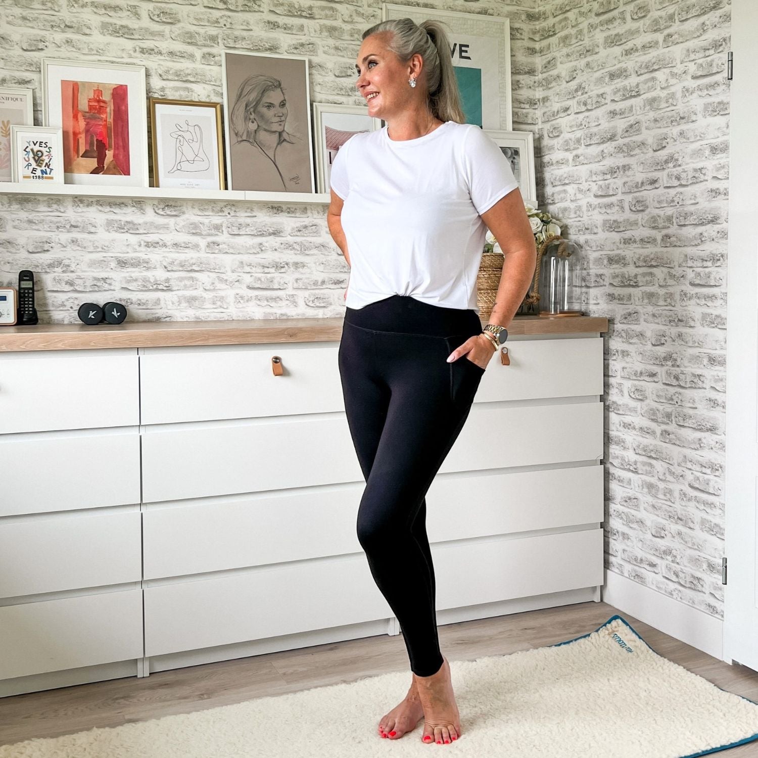 Long Squat Proof Leggings - Black (V2)